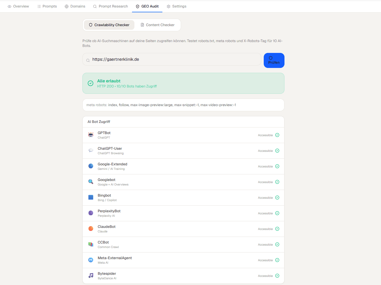 DeployAgent AI SEO Audit
